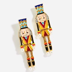 🎄New Nutcracker Enamel Earrings